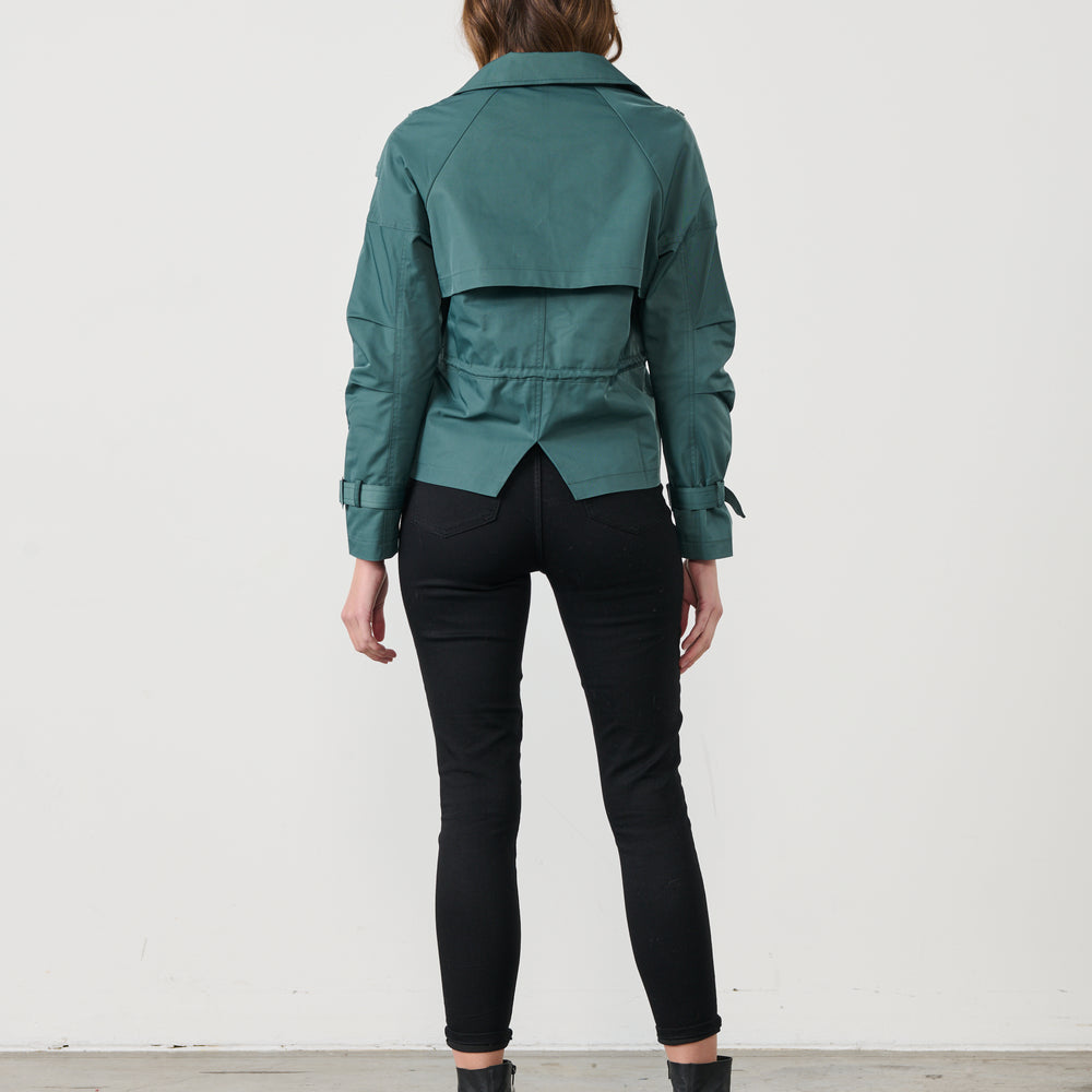 
                  
                    CZ907 Crop Trench -Teal/blue
                  
                
