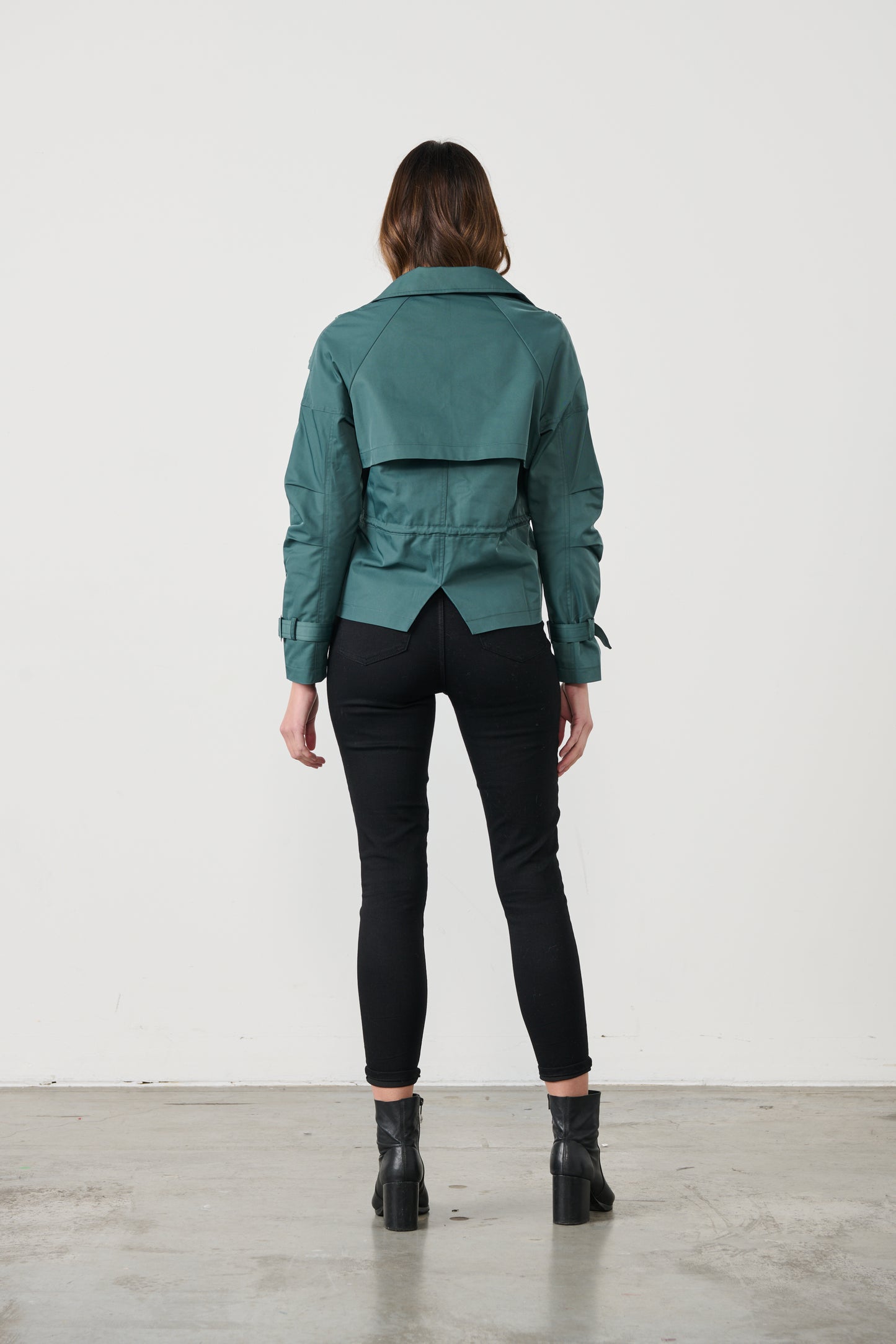 
                  
                    CZ907 Crop Trench -Teal/blue
                  
                