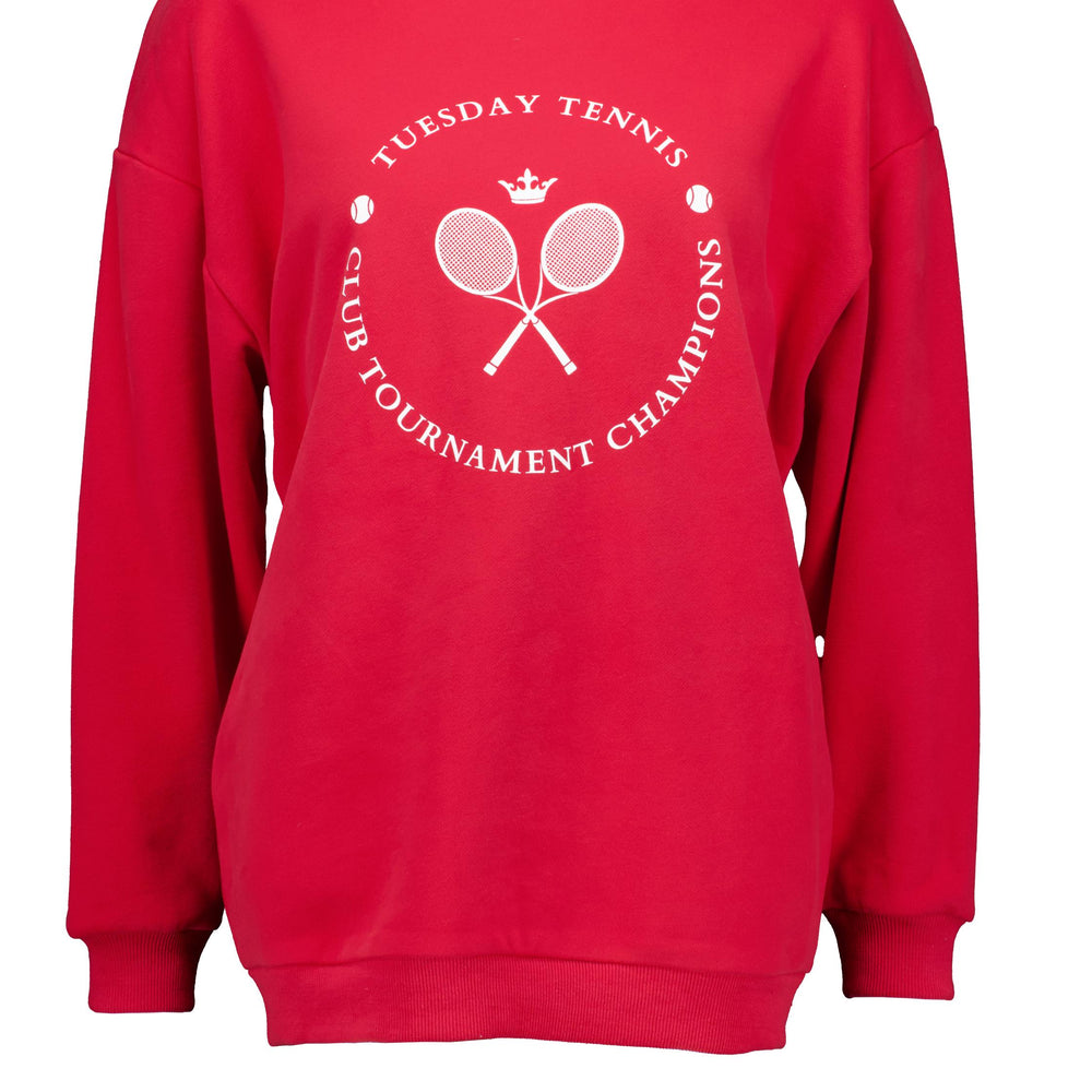 
                  
                    Sporty Sweatshirt Cherry Red
                  
                