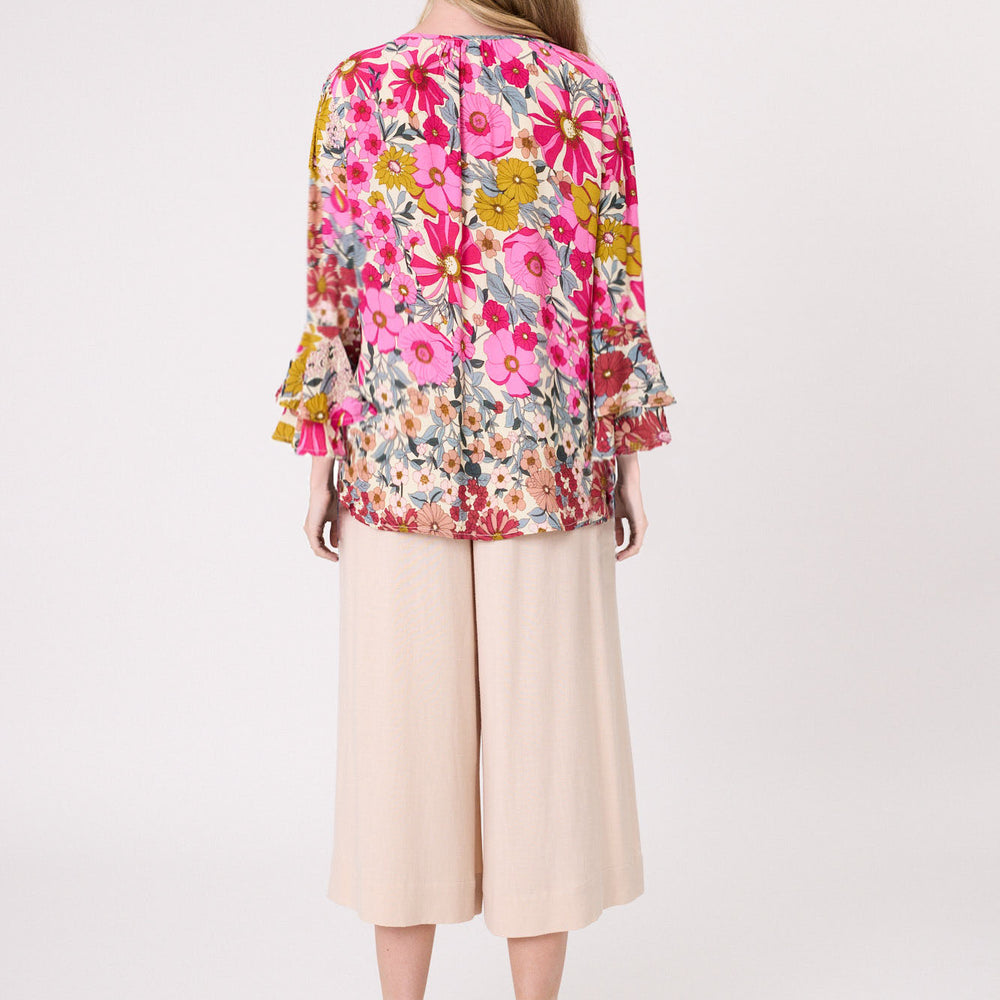
                  
                    Contessa Top -Garden Print
                  
                