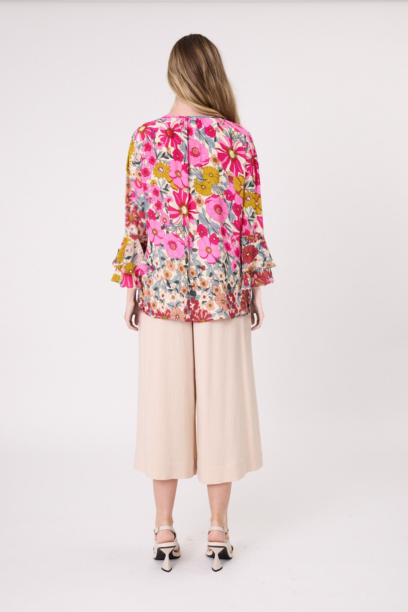 
                  
                    Contessa Top -Garden Print
                  
                