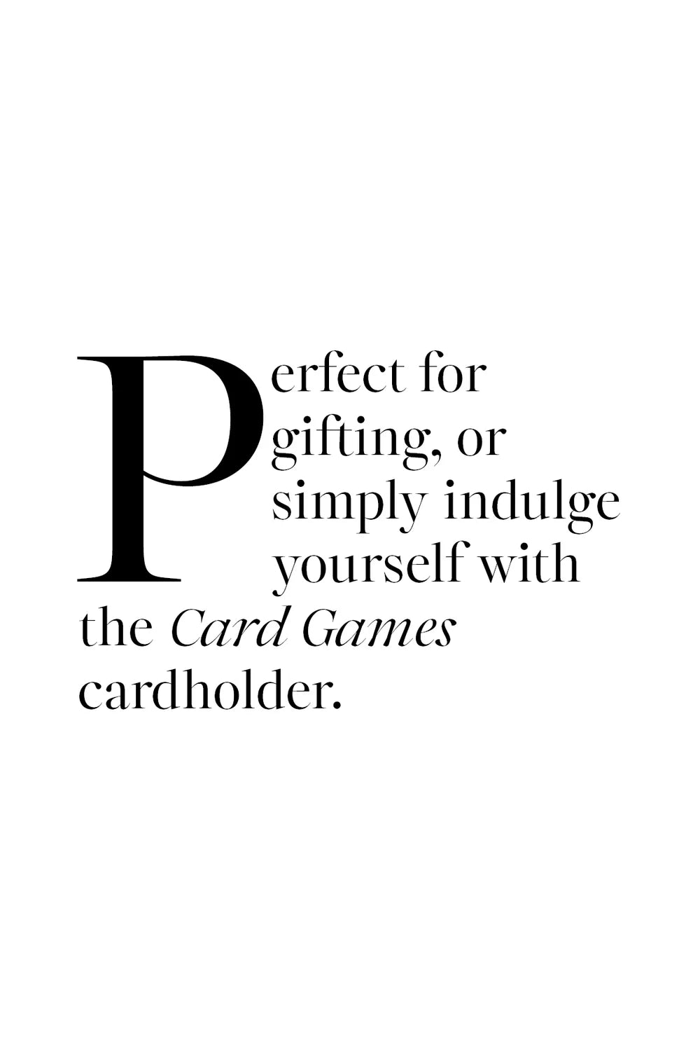 
                  
                    Card Games Card Holder ivory
                  
                