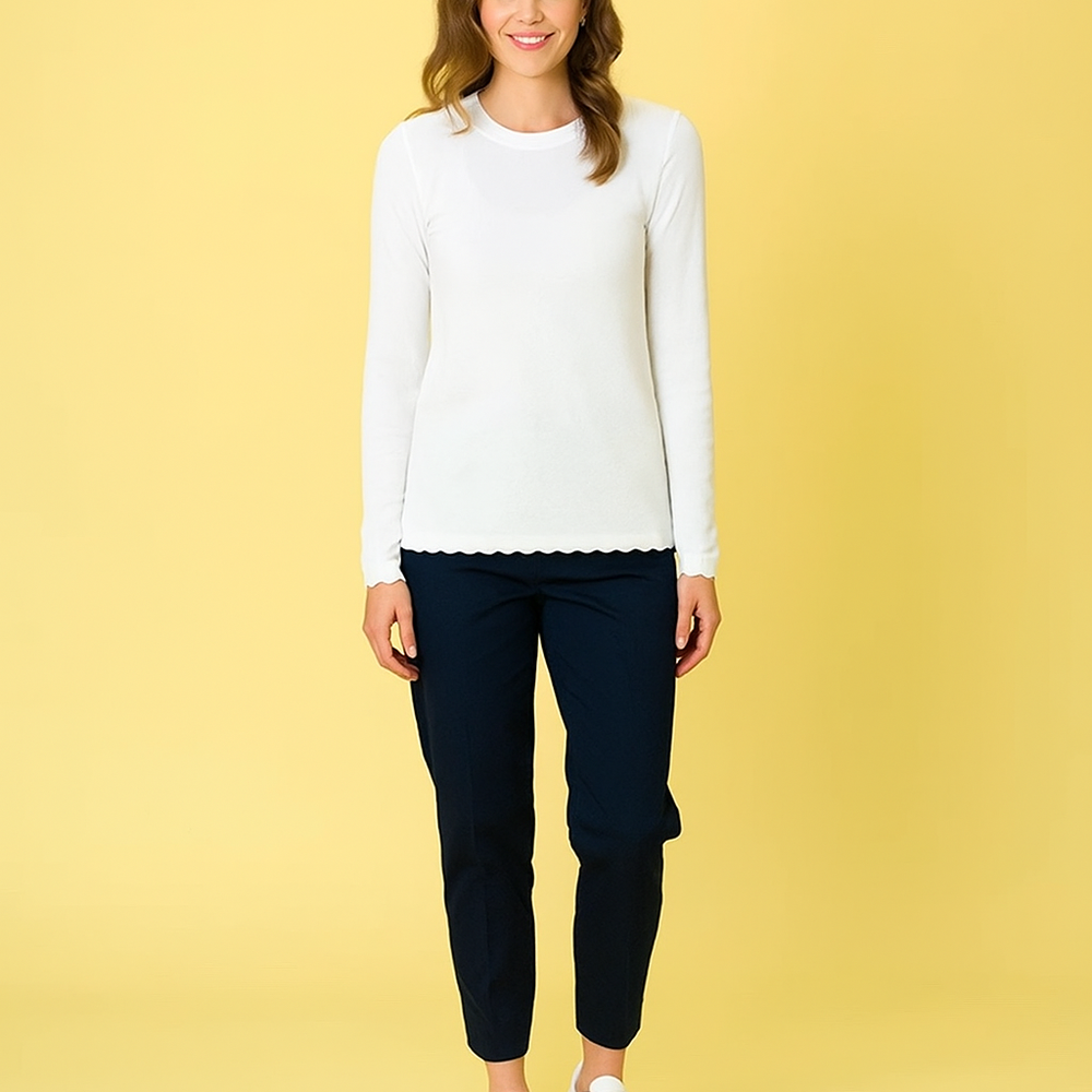 
                  
                    Bay view sweater-white
                  
                