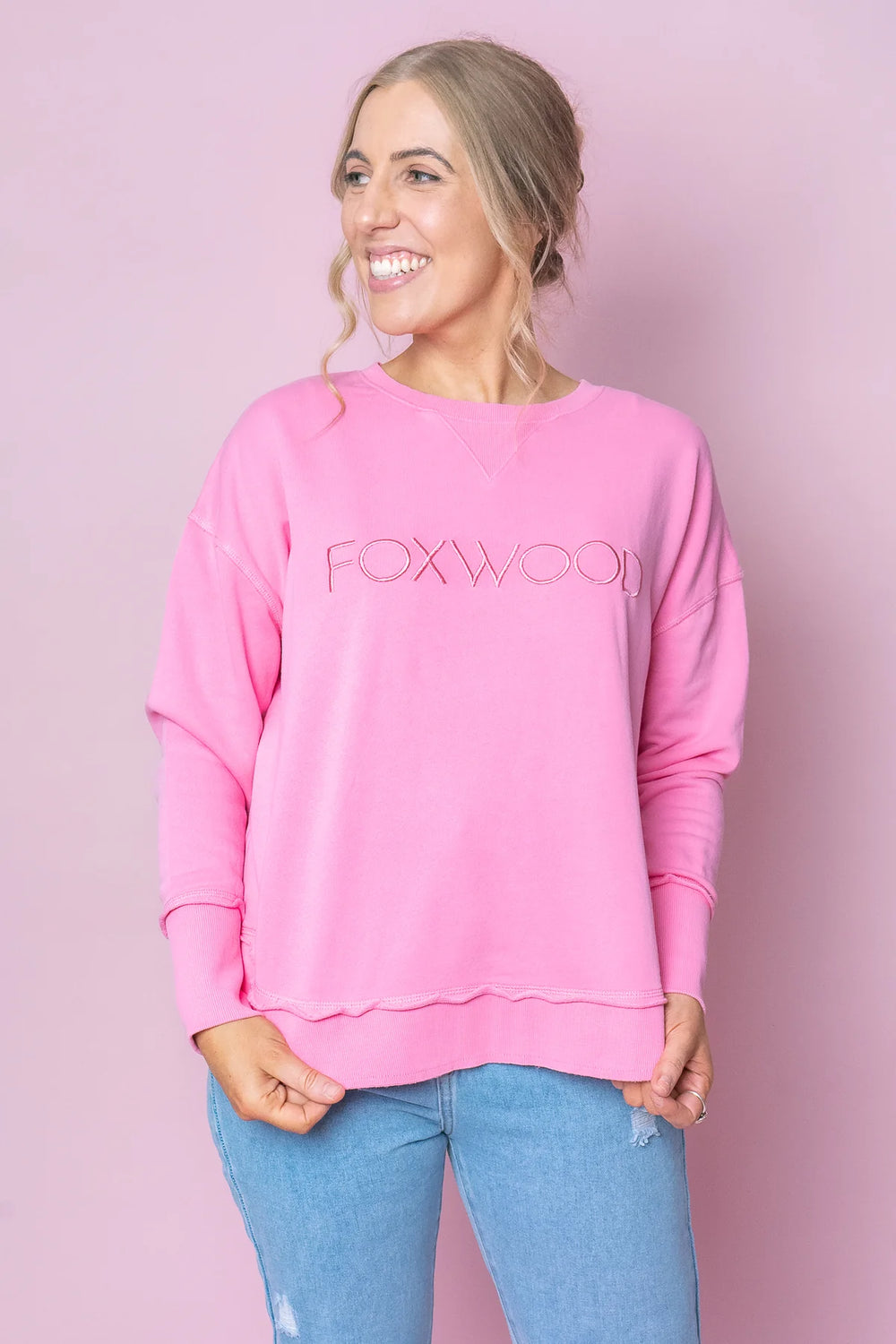 SIMPLIFIED METALLIC CREW -Bubblegum-Pre order Due June