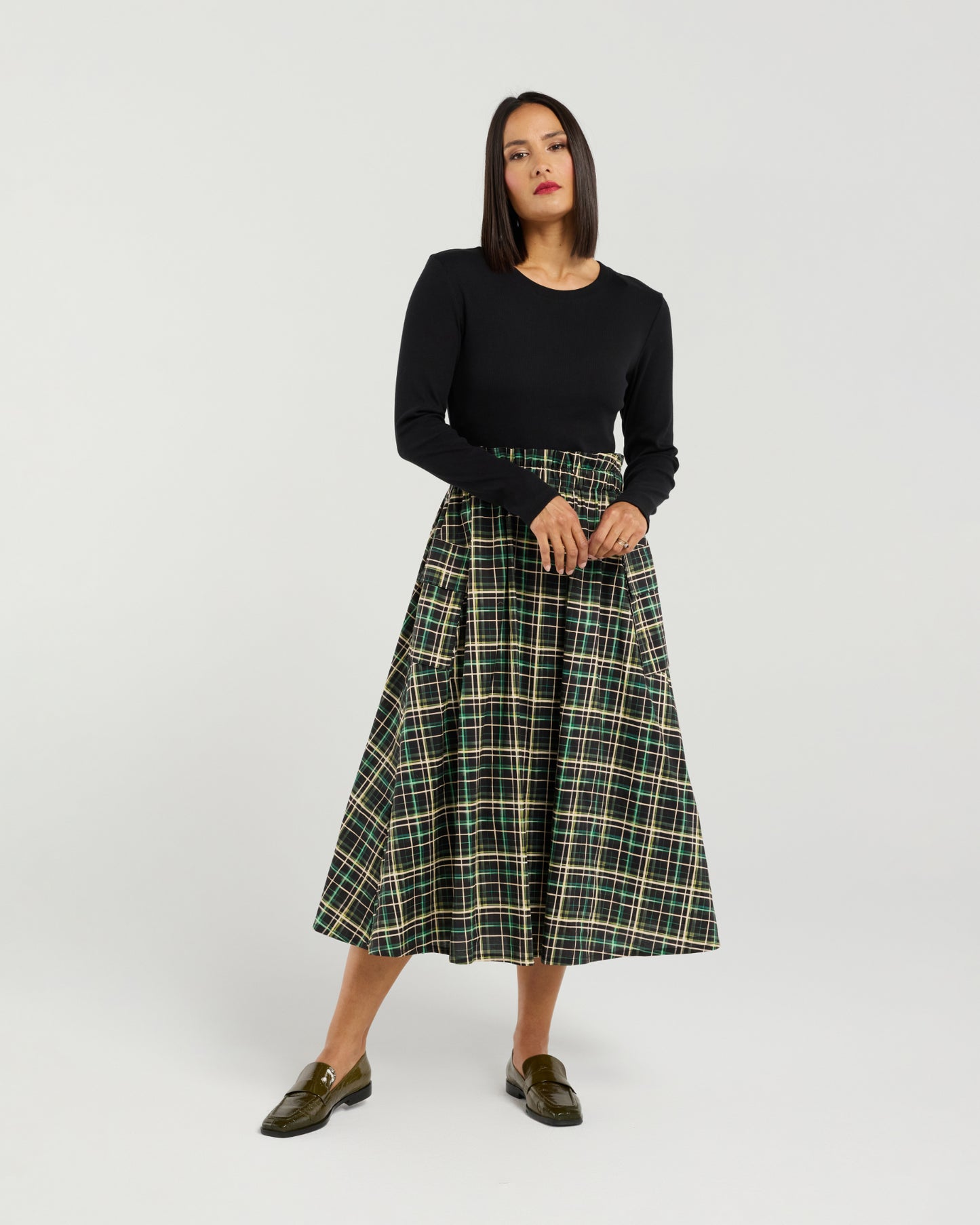 
                  
                    FALLON DRESS-ASHWOOD TARTAN
                  
                