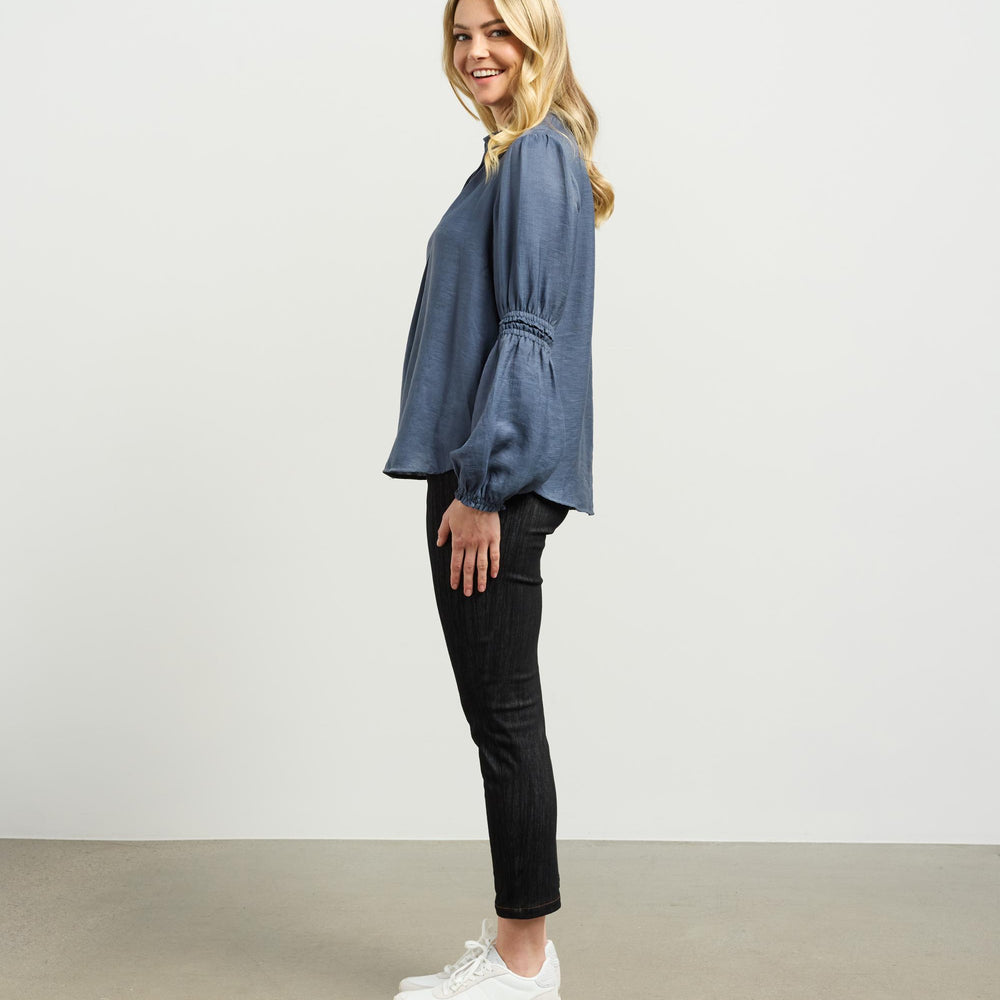 
                  
                    Evelyn Blouse -Smoky Blue
                  
                