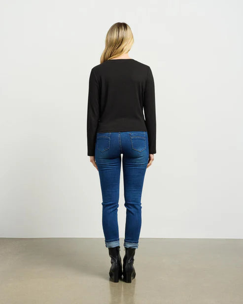 
                  
                    L/S Twist Tee -Black
                  
                