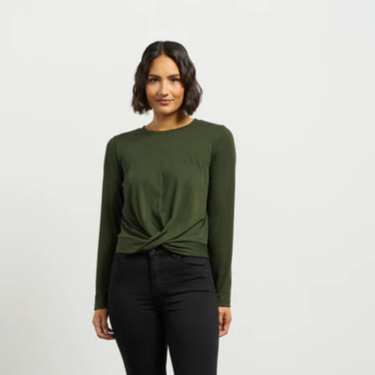 
                  
                    L/S Twist Tee -Forest
                  
                