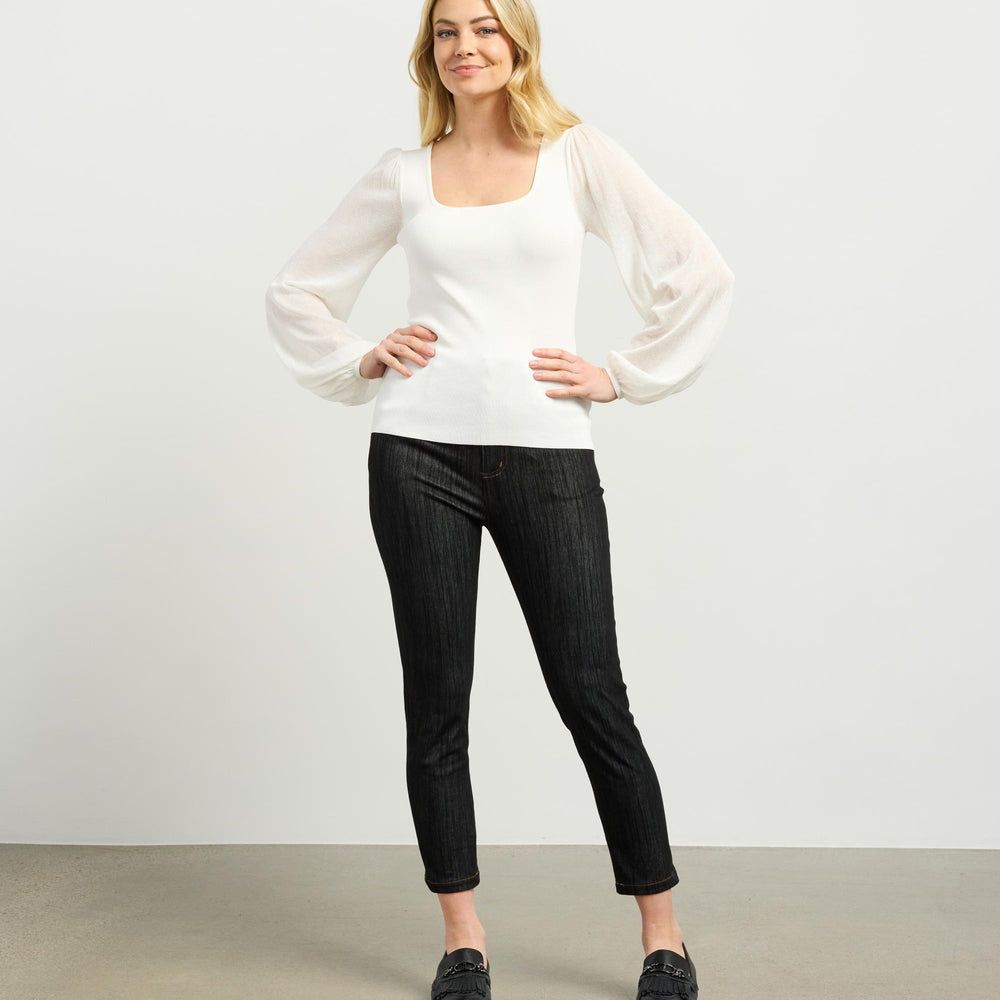 
                  
                    Lucy Knit Top -Ivory
                  
                