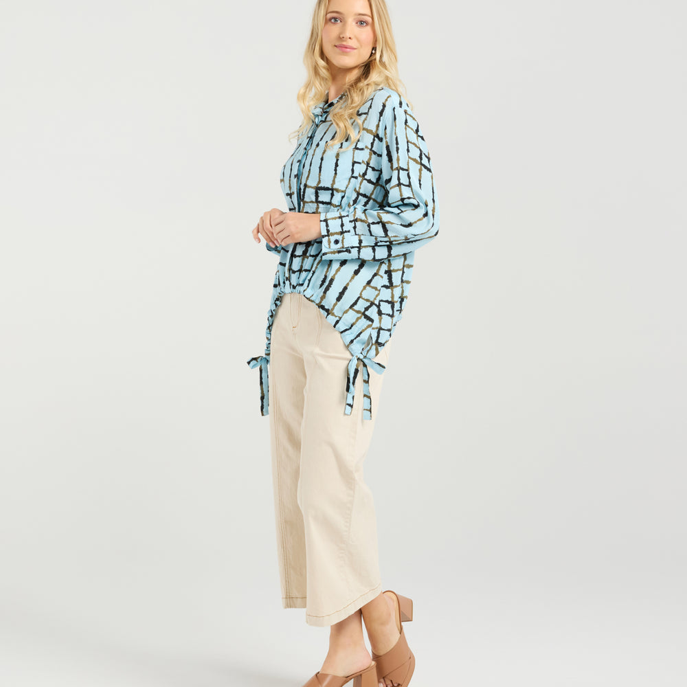 
                  
                    Jodi Shirt-Skyline Plaid
                  
                