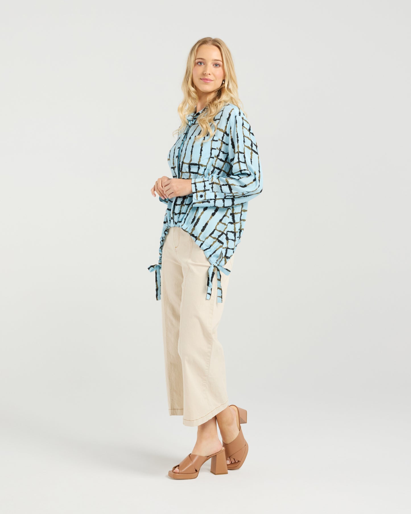 
                  
                    Jodi Shirt-Skyline Plaid
                  
                
