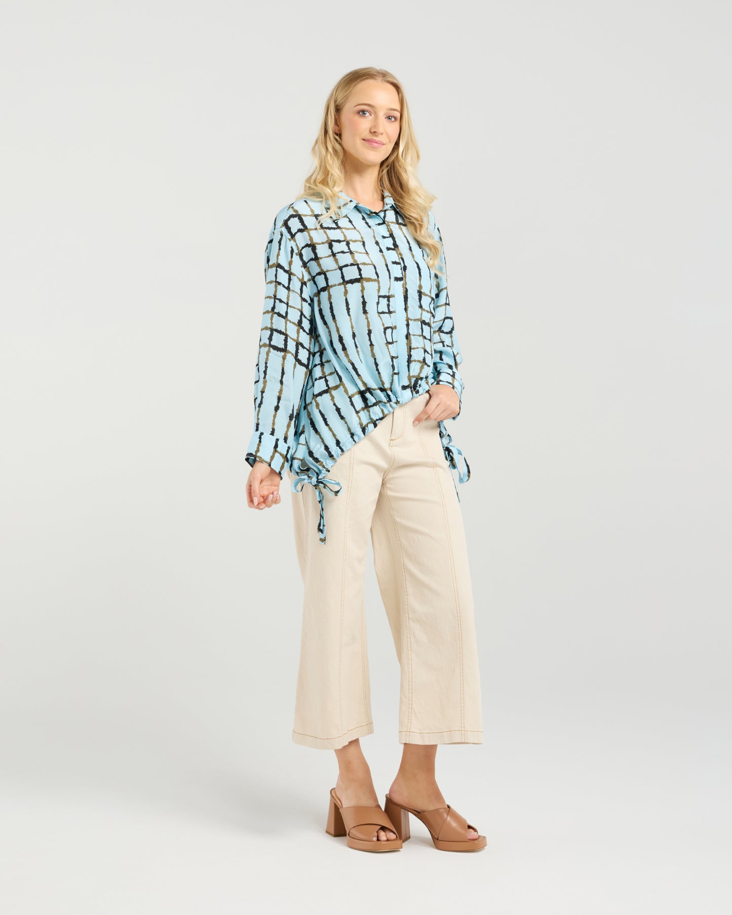 
                  
                    Jodi Shirt-Skyline Plaid
                  
                