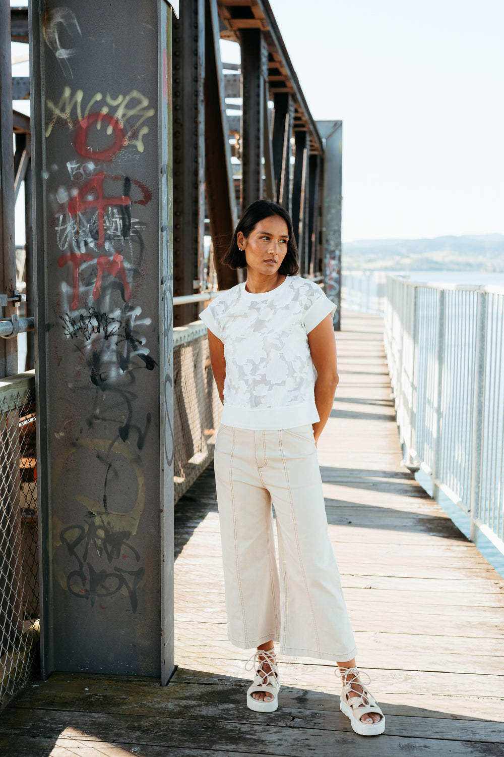 Sierra Top-Ivory Florals