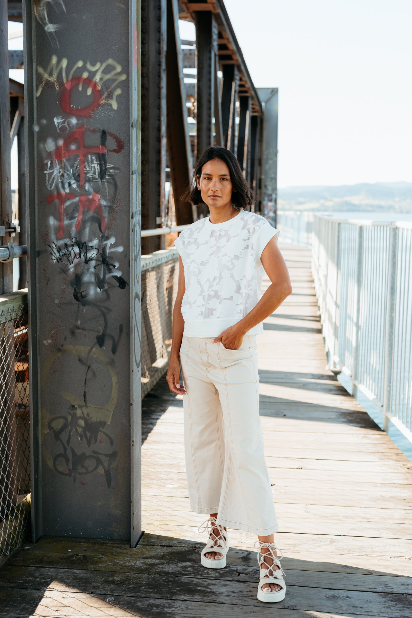 
                  
                    Sierra Top-Ivory Florals
                  
                