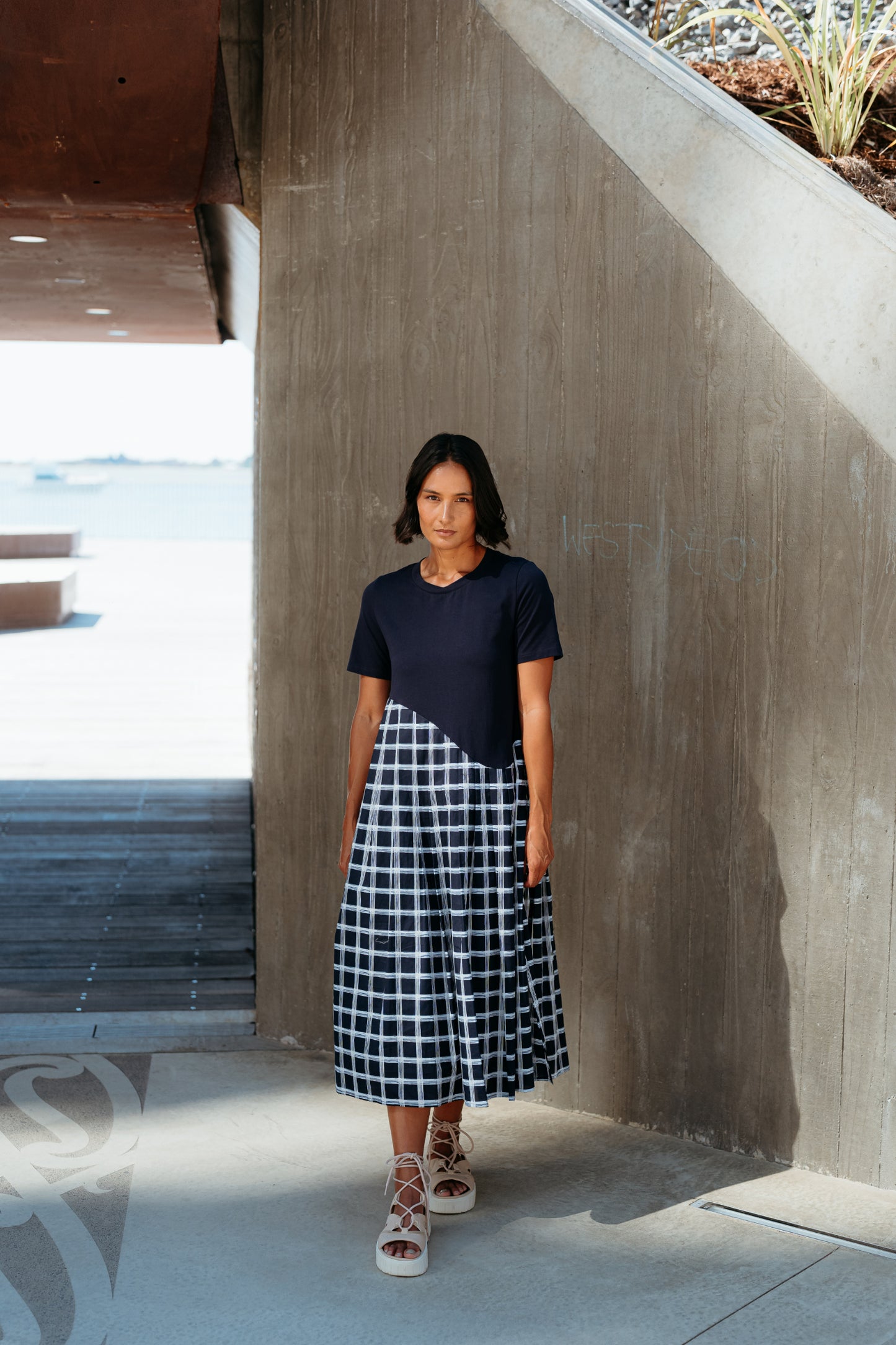 
                  
                    Lee Dress-Midnight Weave
                  
                