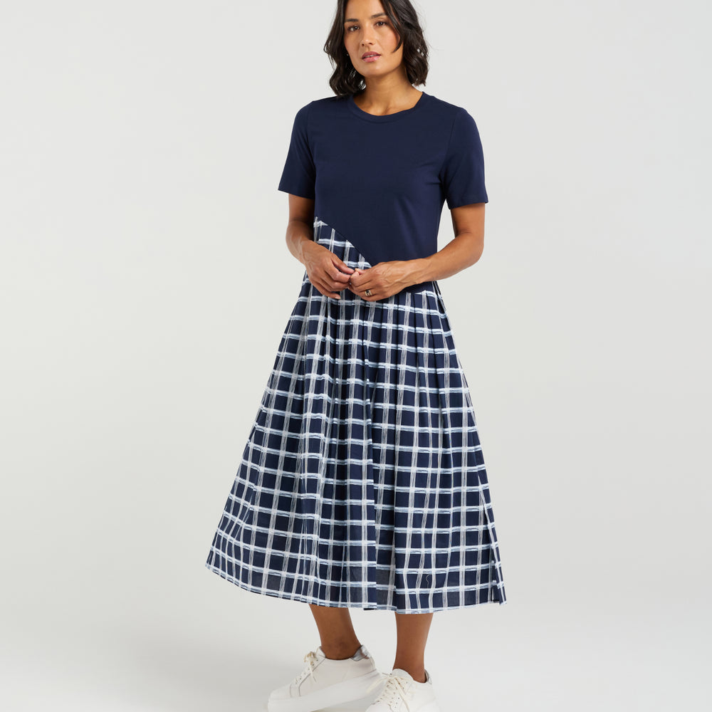 
                  
                    Lee Dress-Midnight Weave
                  
                
