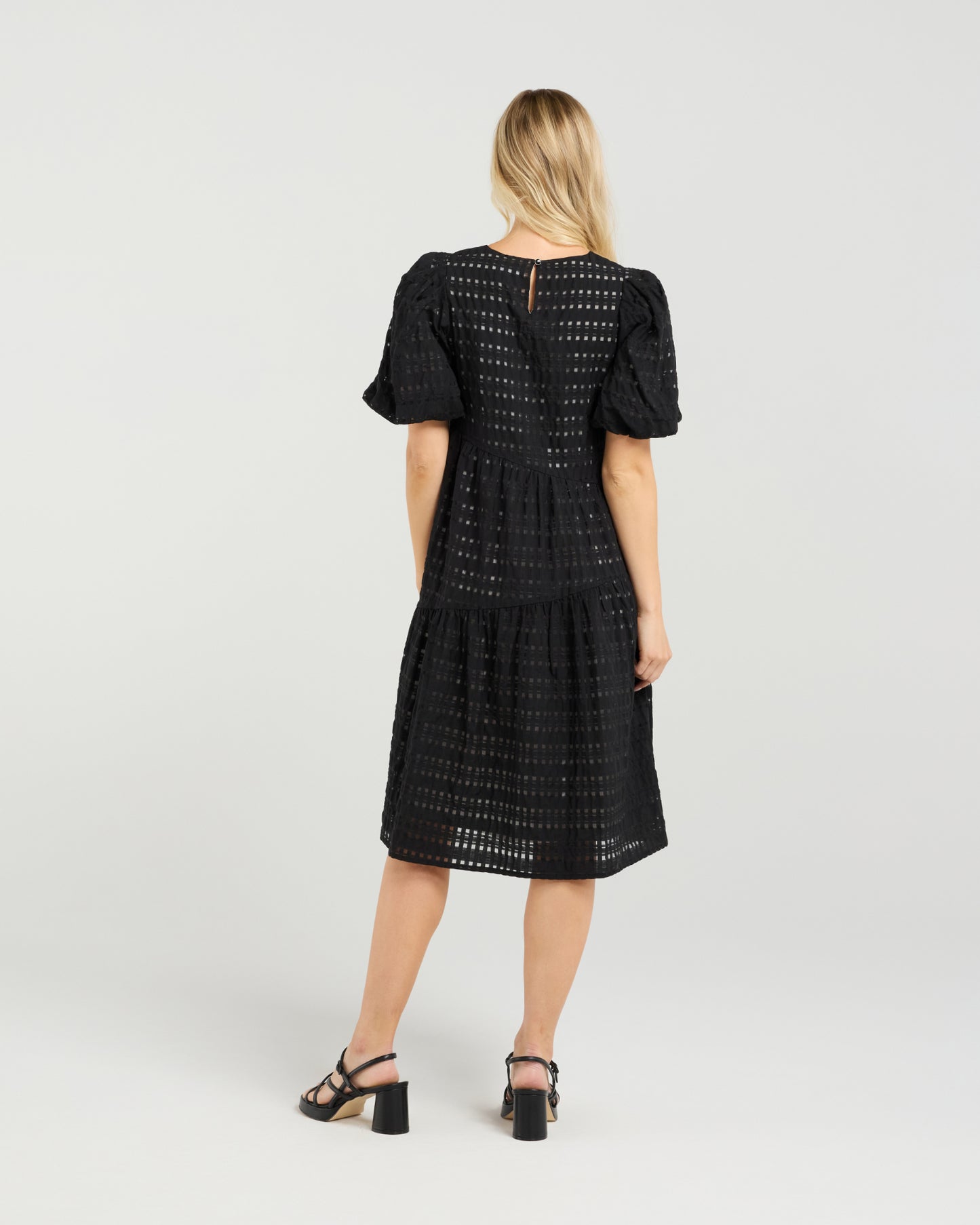 
                  
                    Becks Dress-Noir Check
                  
                