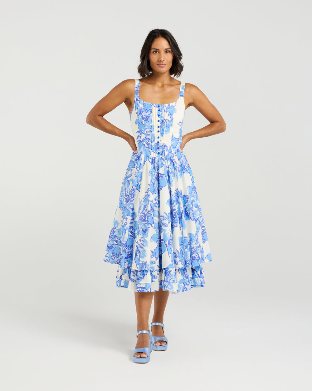 Lily Dress-Lavender Garden