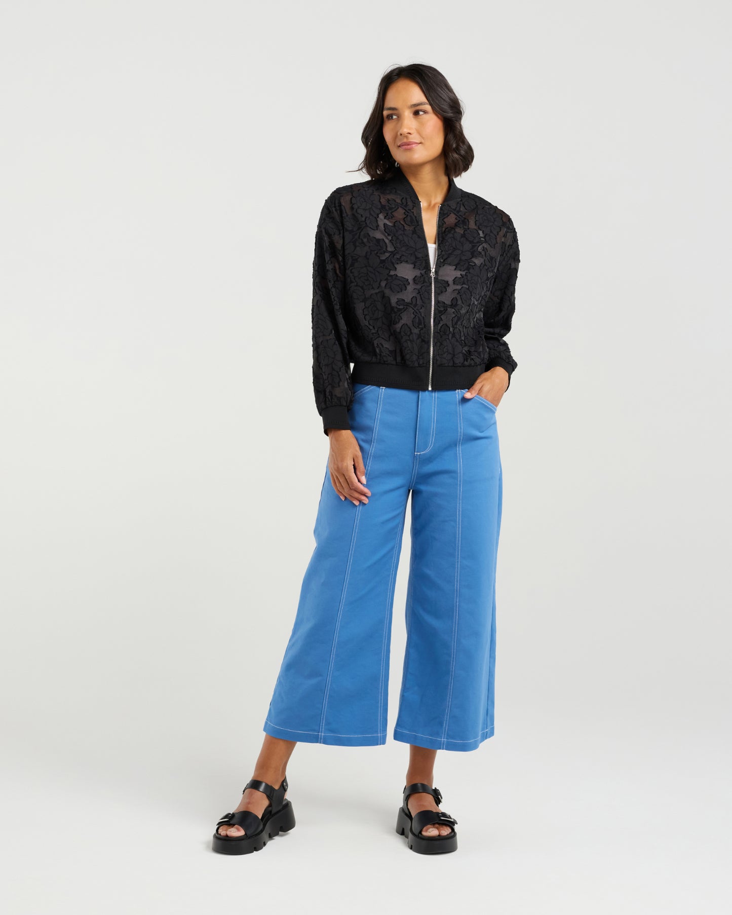 
                  
                    Skylar Bomber-Shadowed Florals
                  
                