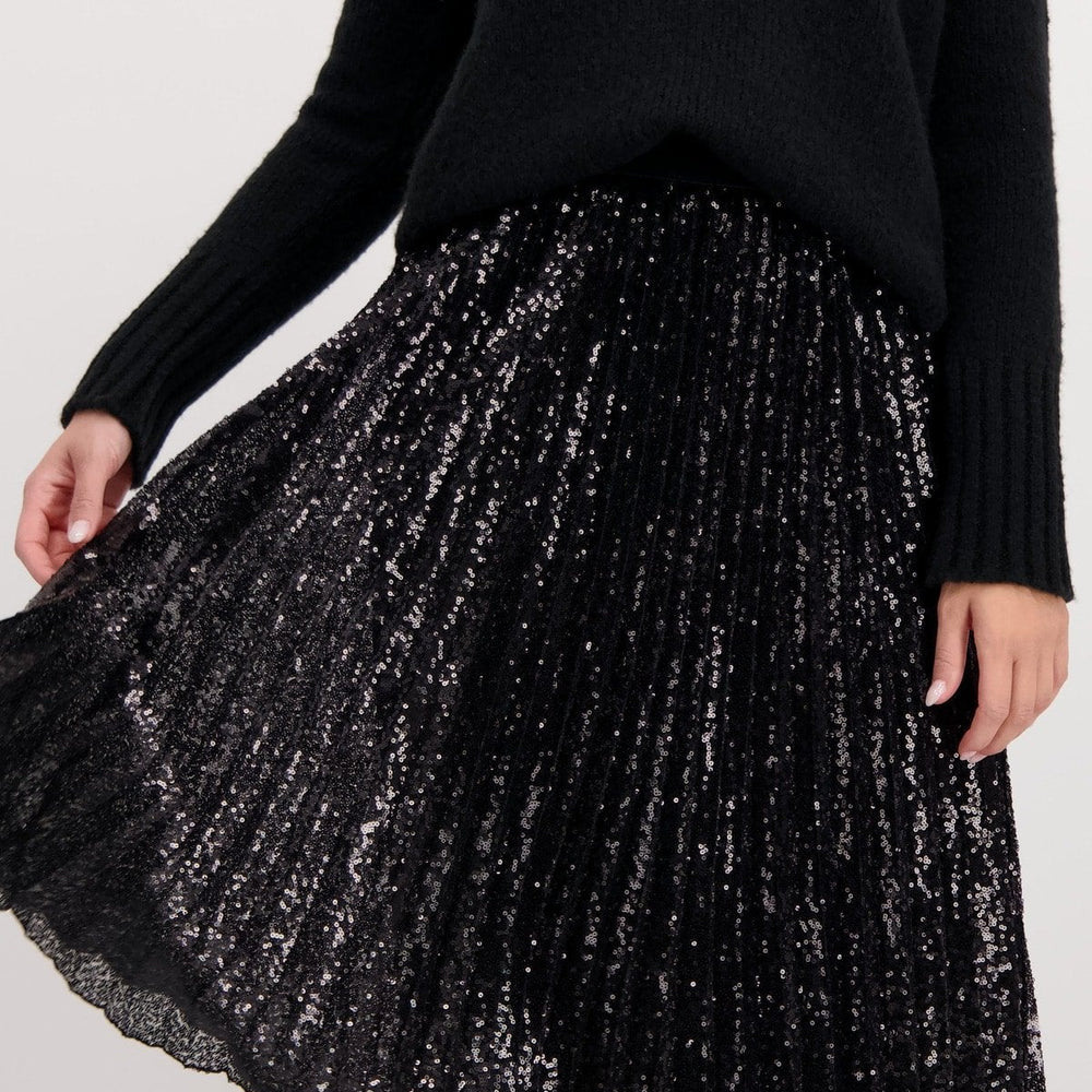 
                  
                    Monari Black sequin Midi Skirt 806547
                  
                