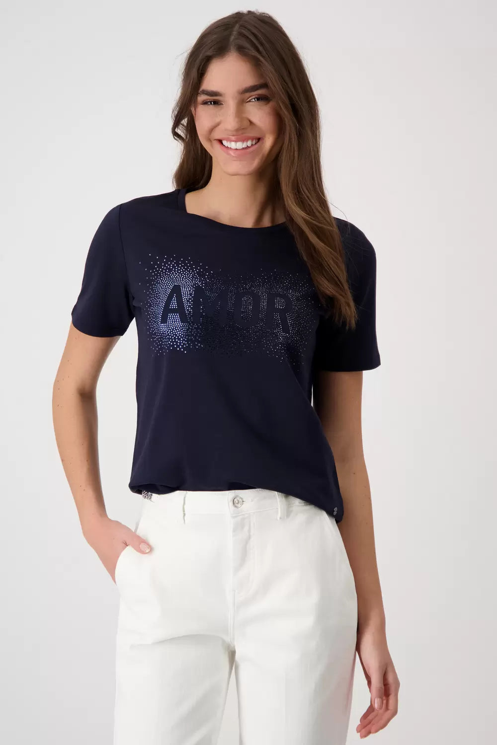409116- Cupid Jewelry Tee- Deep Ocean