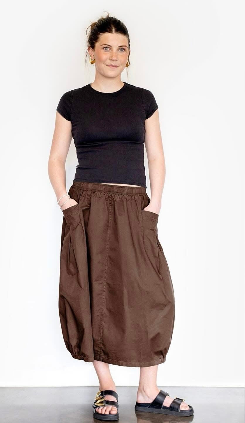 Cyrus Skirt | Chocolate