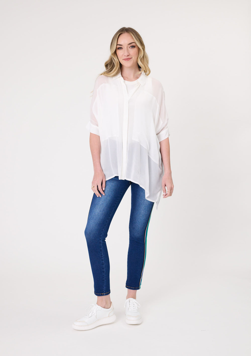 Greta Top -White