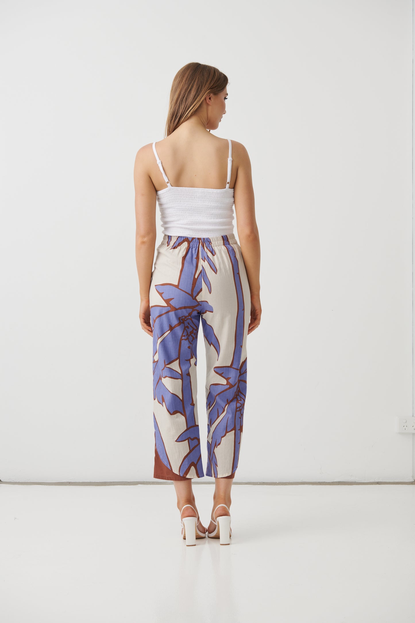 
                  
                    HF2804 Lilac Palms Pant w/Double Layer  Cut-Out
                  
                