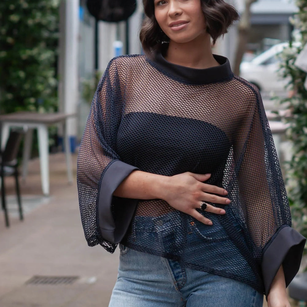 
                  
                    Bioko Mesh Top -black
                  
                