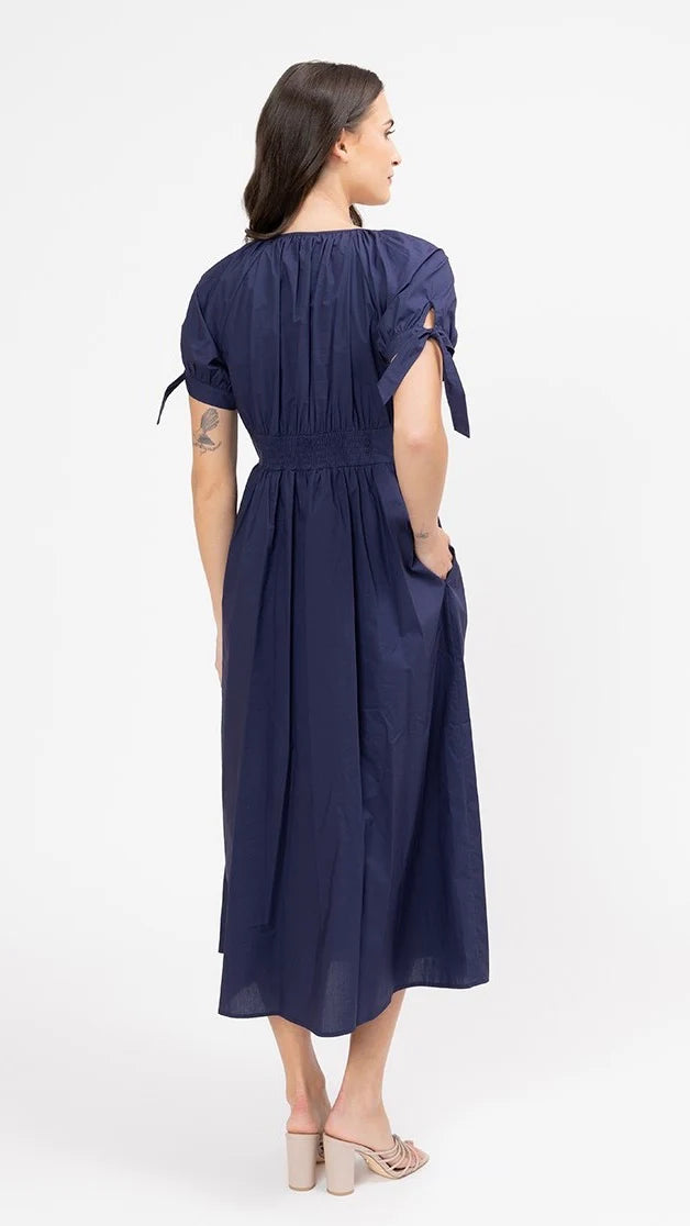 
                  
                    Eternity v neck midi dress - Navy
                  
                