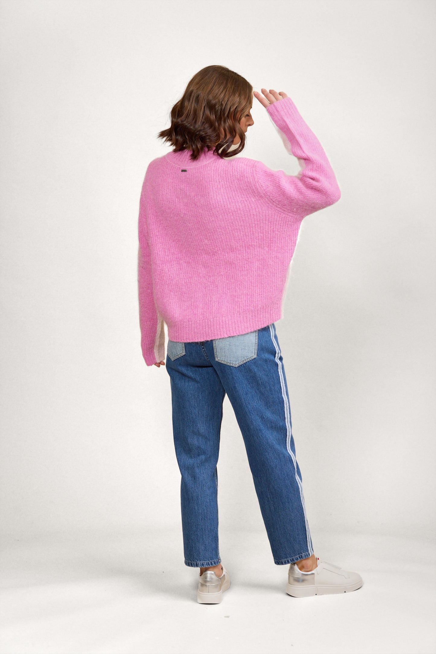 
                  
                    Two Tone Sweater	-Candyfloss
                  
                