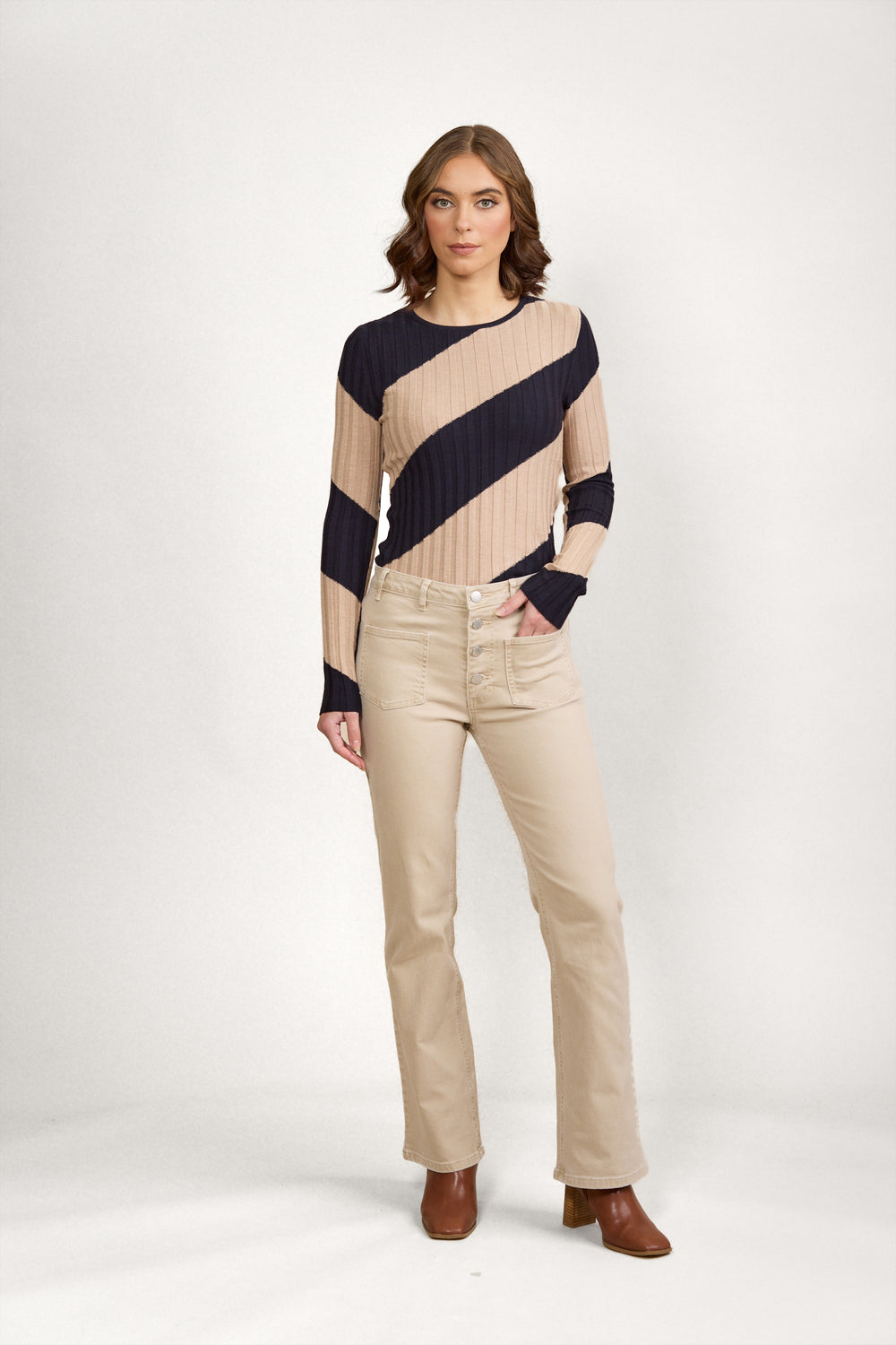 Potter Jean	-Oat Denim