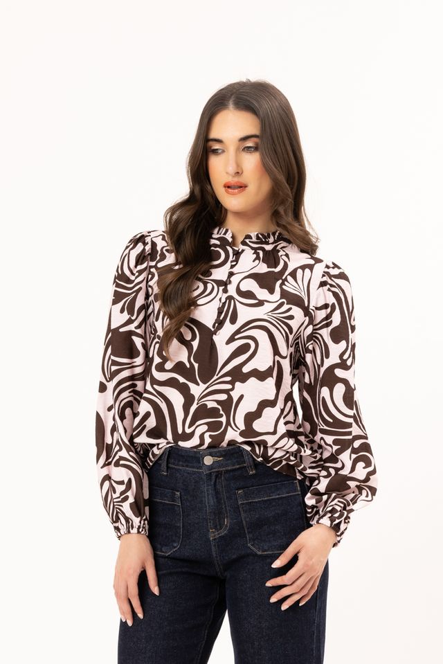 
                  
                    ROMANCE BLOUSE -S'MORES
                  
                