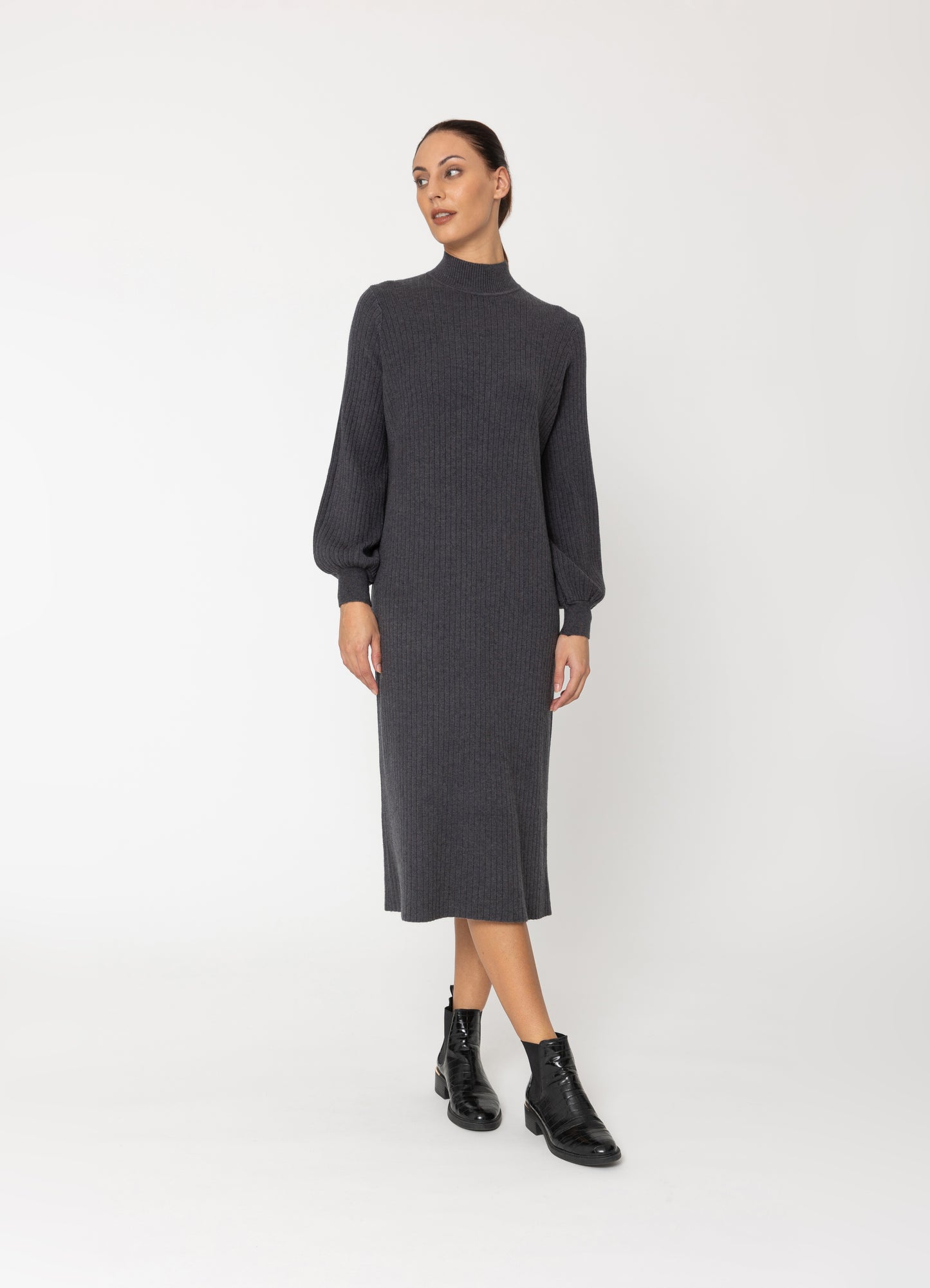 
                  
                    Moira Dress-CHARCOAL
                  
                