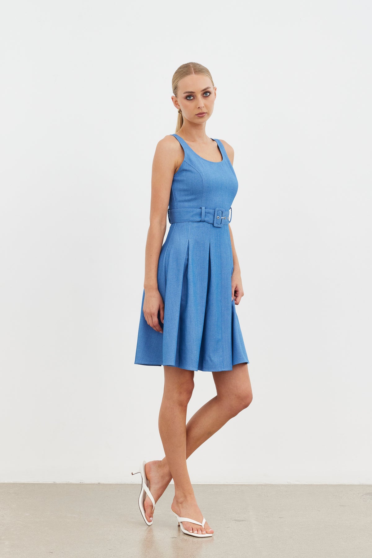 
                  
                    PRANA BELTED DRESS-BLUE DENIM
                  
                