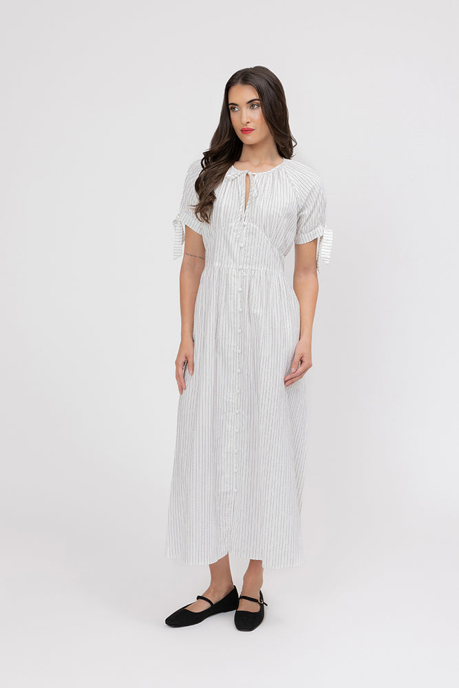 
                  
                    ETERNITY SS V NECK MIDI DRESS
                  
                