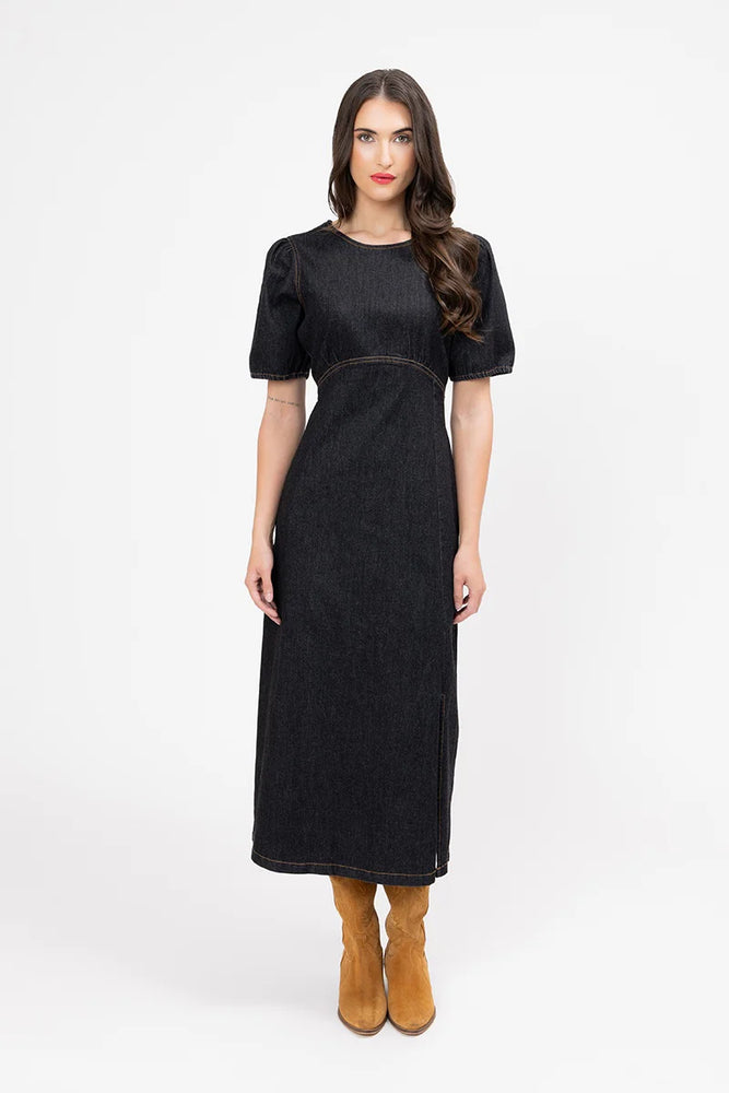
                  
                    Maya Dress - Washed Black
                  
                