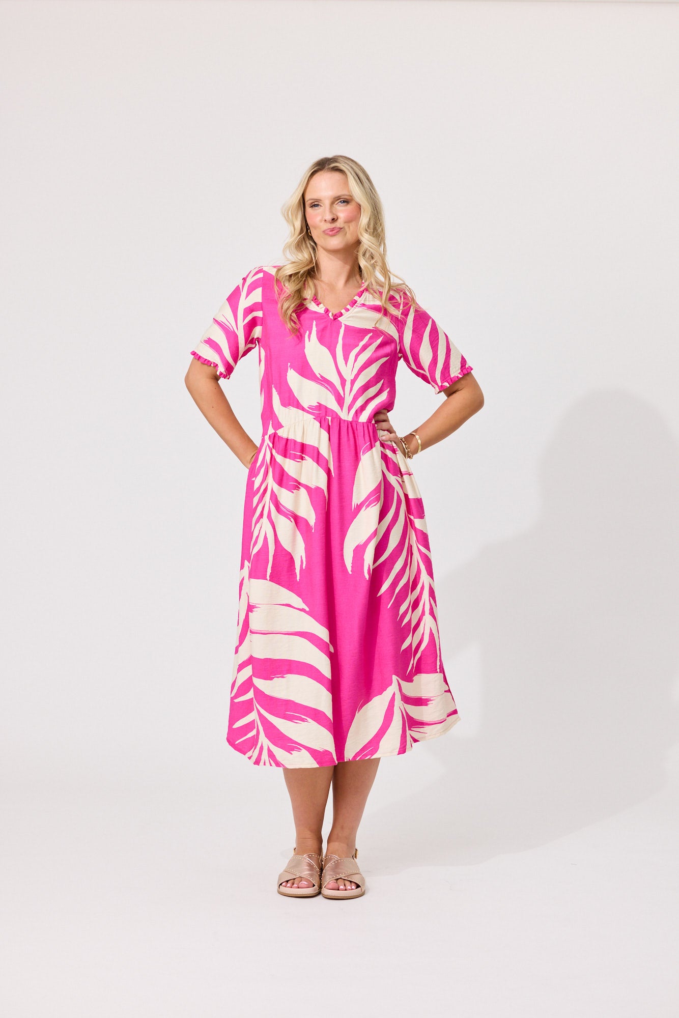 
                  
                    MARISSA DRESS-FUCHSIA FLORAL
                  
                