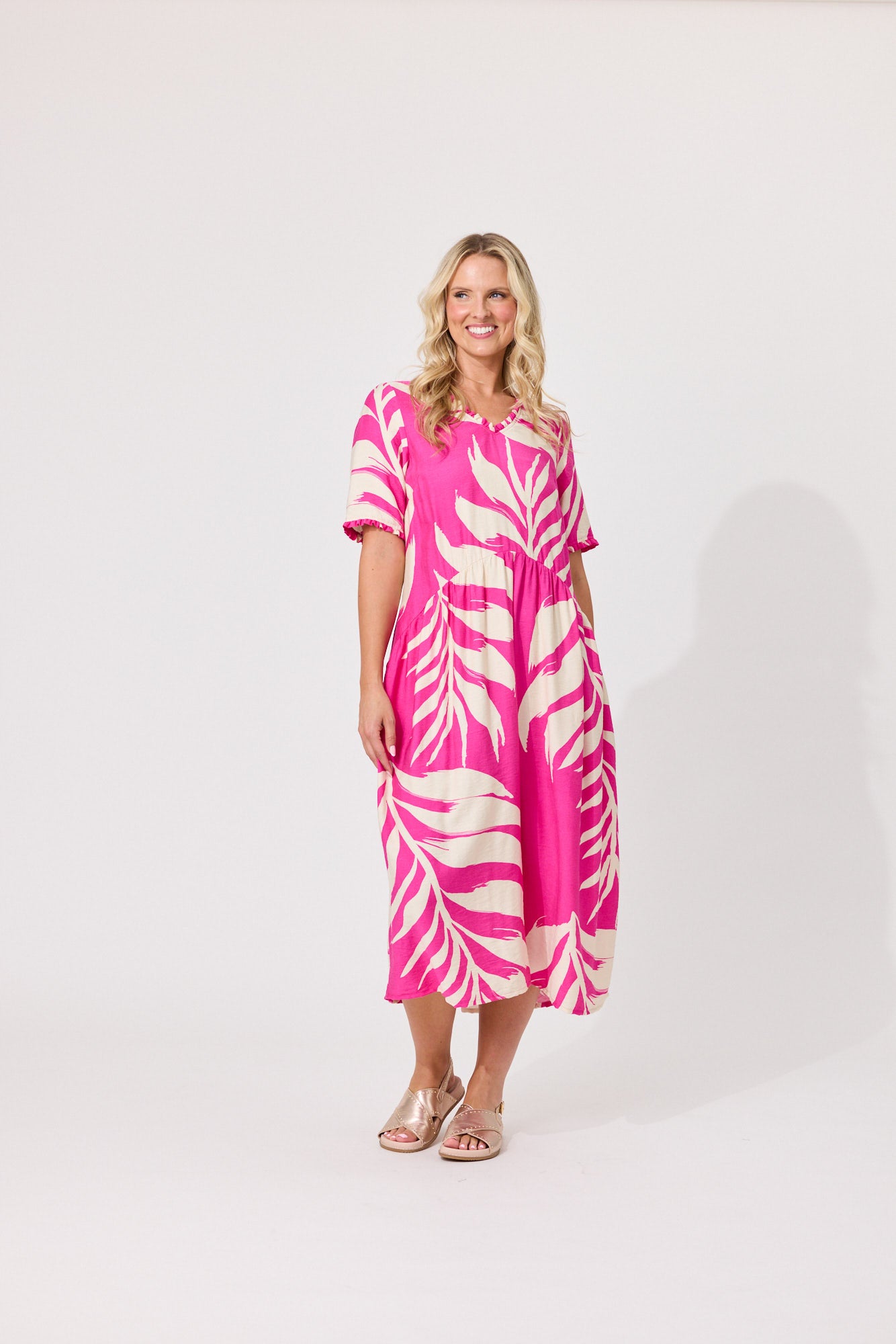 
                  
                    MARISSA DRESS-FUCHSIA FLORAL
                  
                