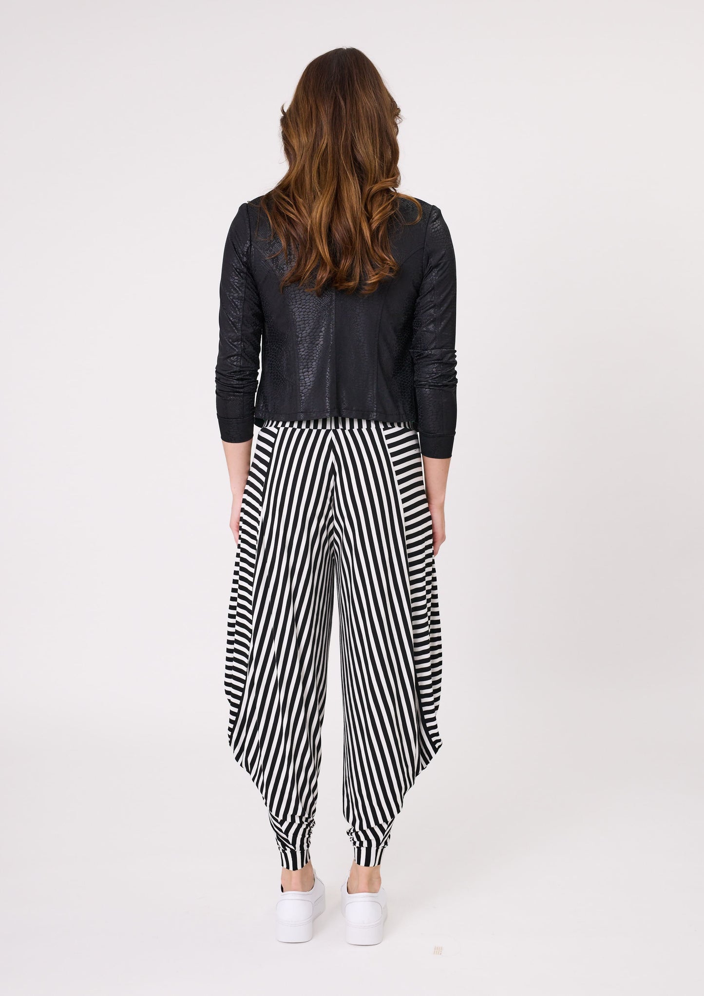 
                  
                    Lenka Pant -Black/White stripe
                  
                