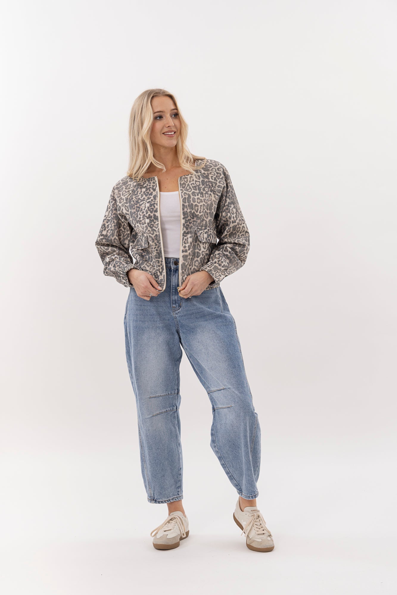 
                  
                    ZIP LINE BOMBER-LEOPARD
                  
                