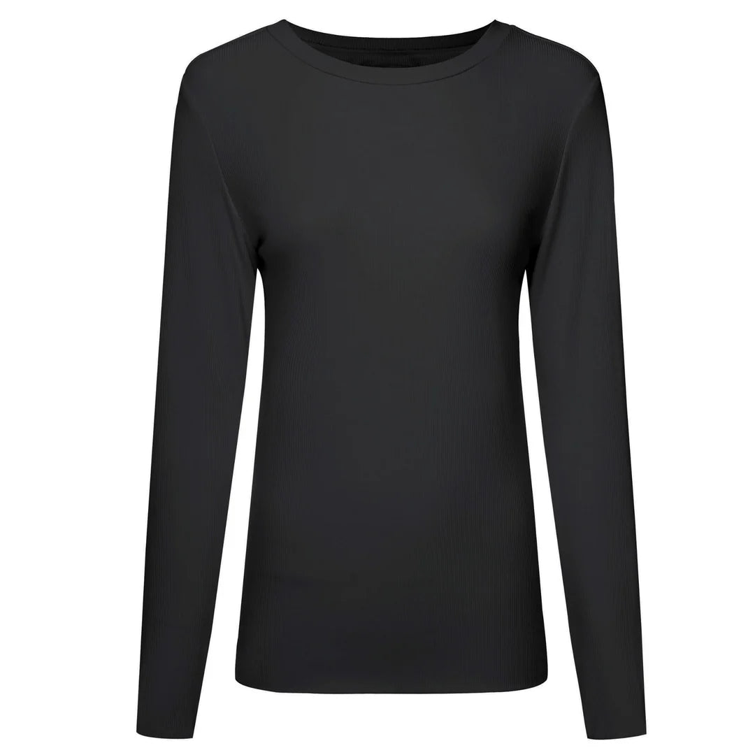 
                  
                    Lina long sleeve rib knit -Black Due Feb 22
                  
                
