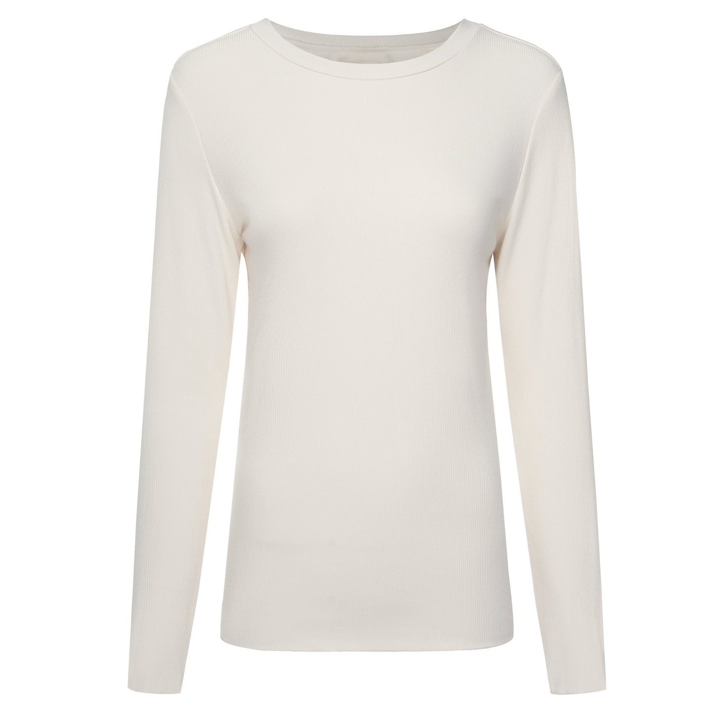 
                  
                    Lina long sleeve rib knit -Pearl
                  
                