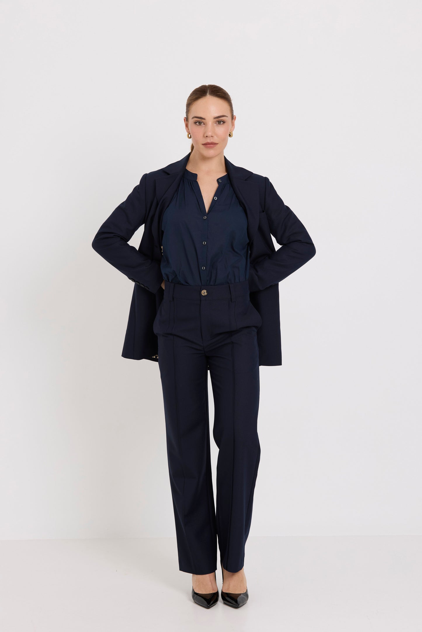 
                  
                    Base Pants | Navy Suiting
                  
                