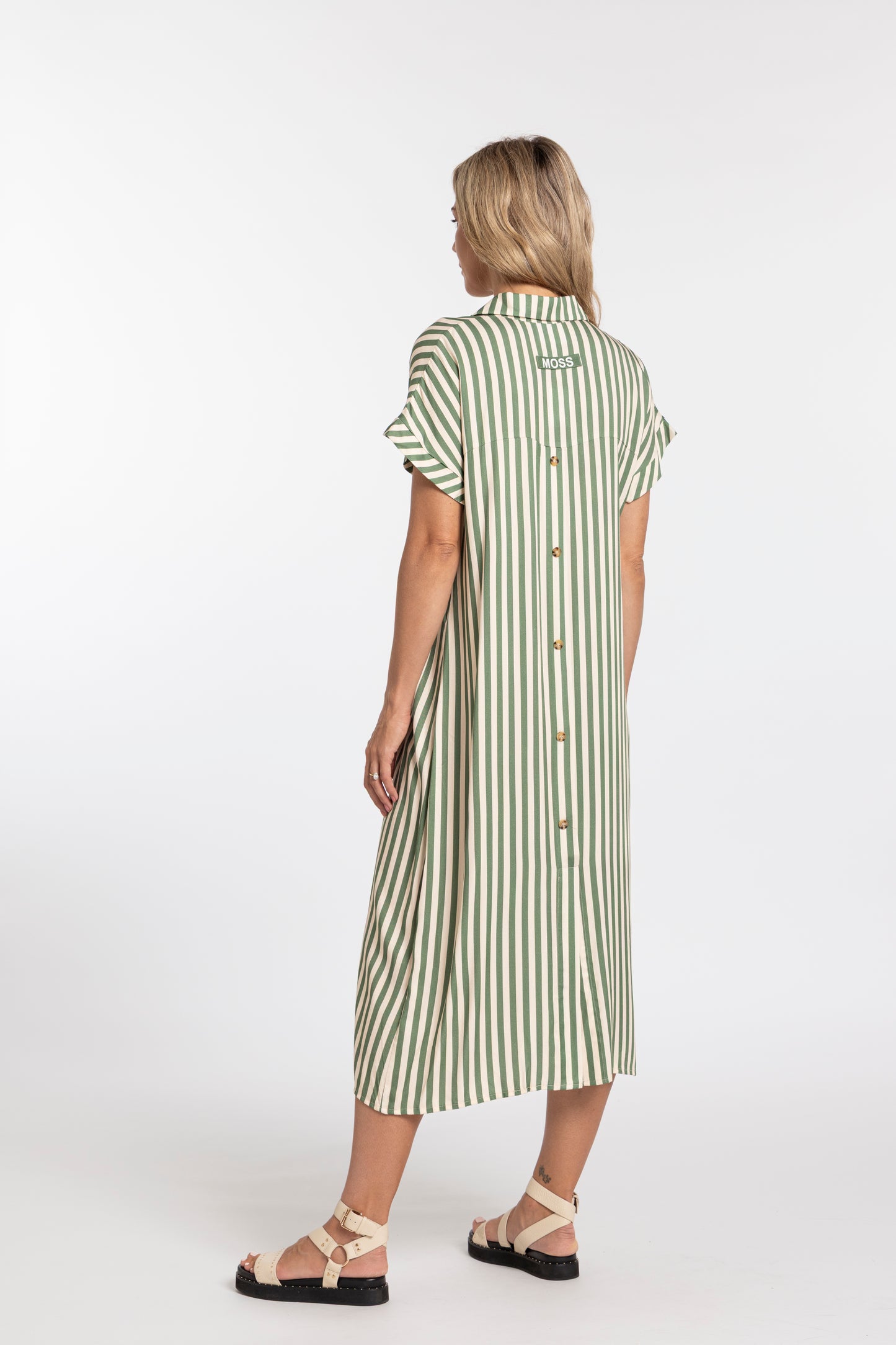 
                  
                    SAVANA DRESS-GREEN STRIPE
                  
                
