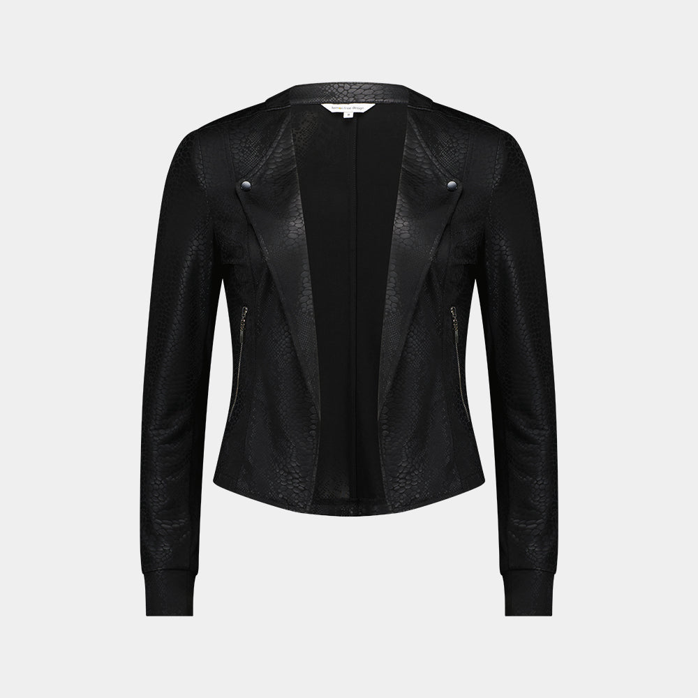 
                  
                    Mika Snake skin Jacket Black
                  
                