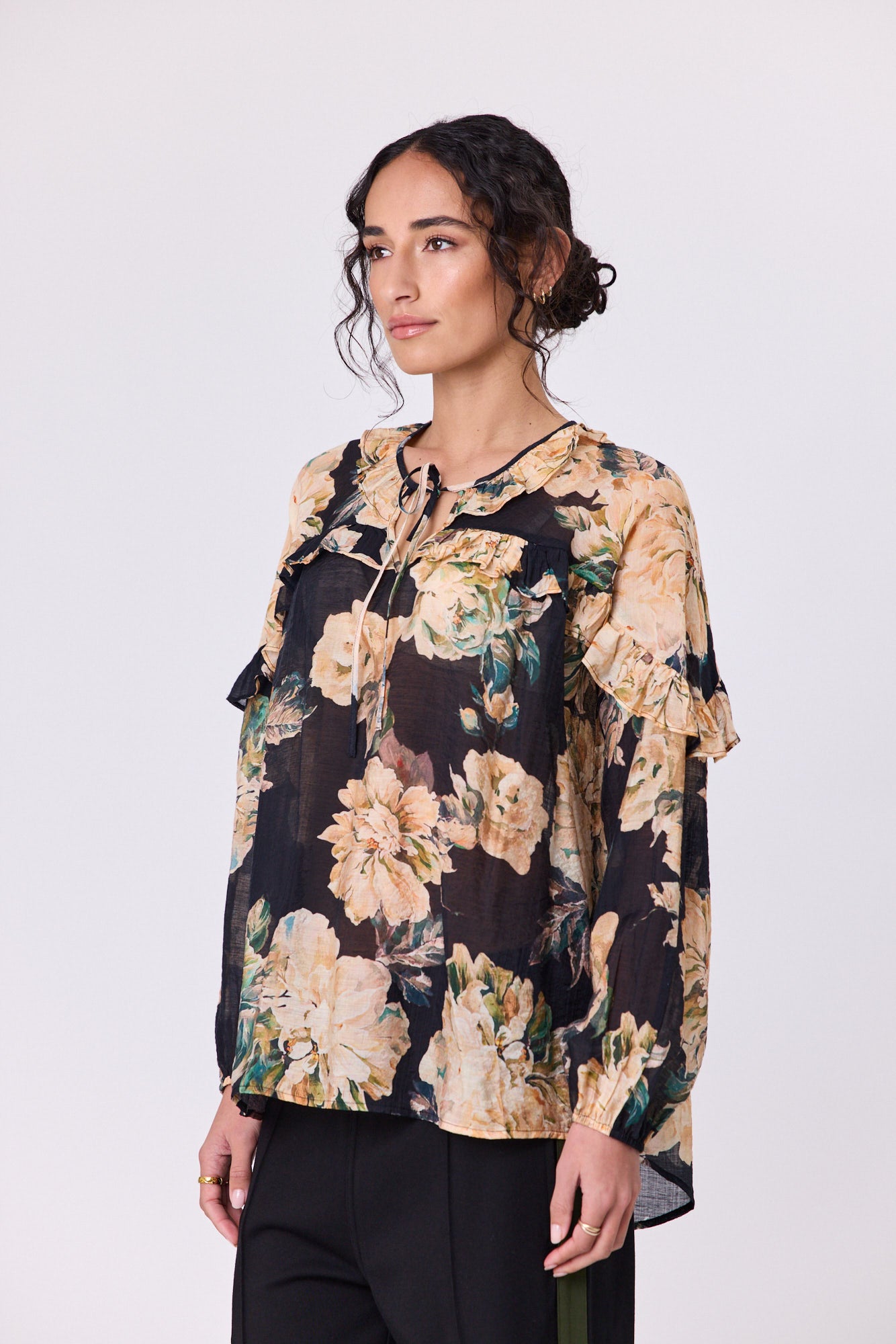 
                  
                    SWAY BLOUSE-Black Floral
                  
                