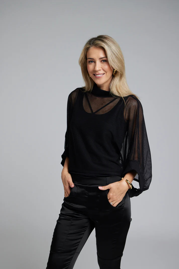 
                  
                    Bioko Top | Mesh Layering Top | N-E-S
                  
                