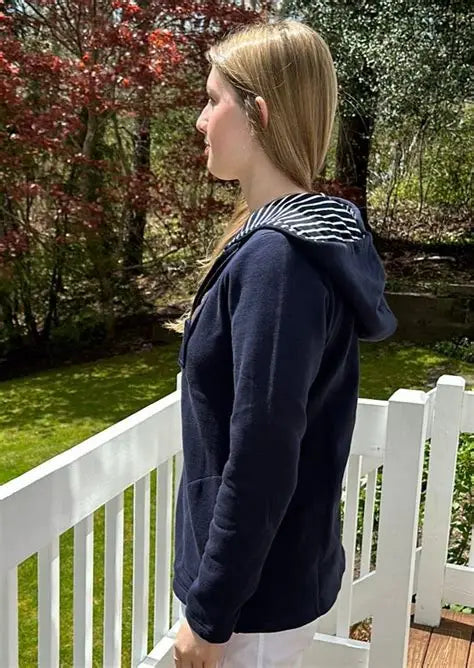 Cardrona Zip Sweat-Navy