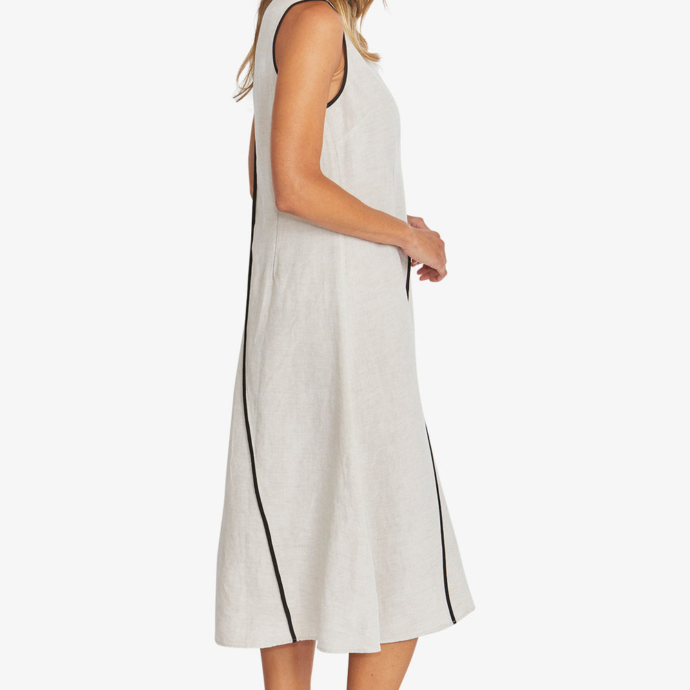 
                  
                    SARAH DRESS-NATURAL LINEN
                  
                